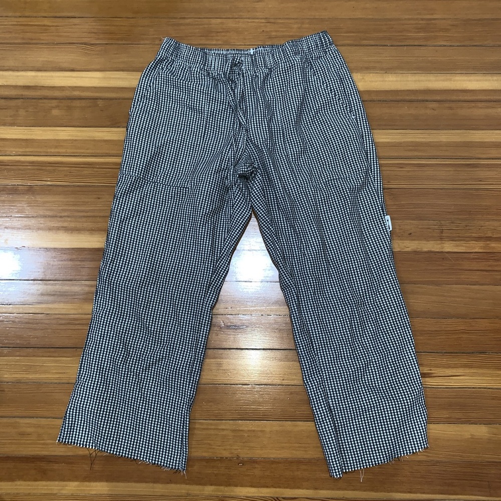 Checkered chef pants